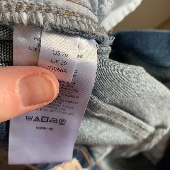 NWT! Free People Frayed Hem Skinny Jeans 26 - Picture 9 of 9